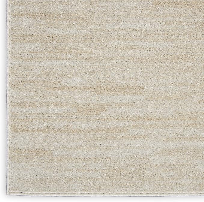 Nourison Home Nourison Essentials Ivory Beige 2'2" x 7'6" Area Rug - Easy Clean, Non Shedding, Bed Room, Living Room, Dining Room, Kitchen (8' Runner)