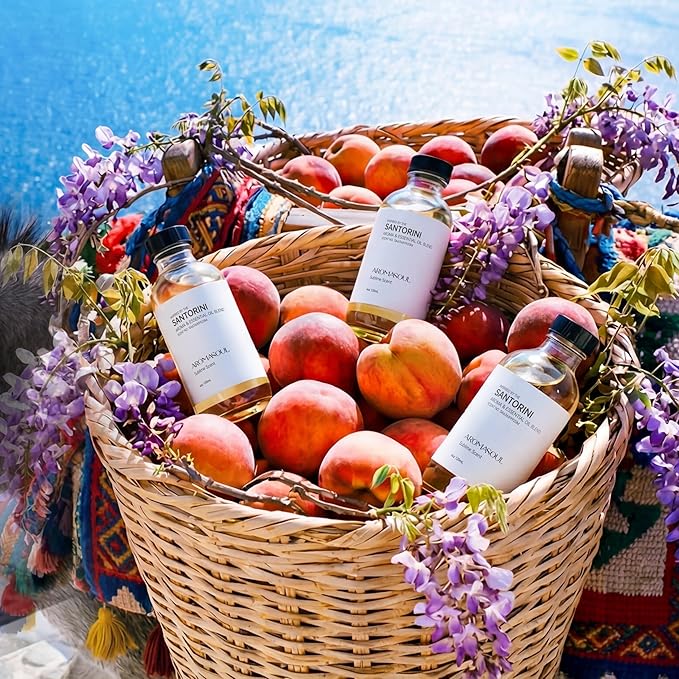 Hotel Diffuser Oil Inspired by Santorini Scent - Premium Fragrance Oil for Ultrasonic and Waterless Diffuser - 120 mL, 4 fl oz