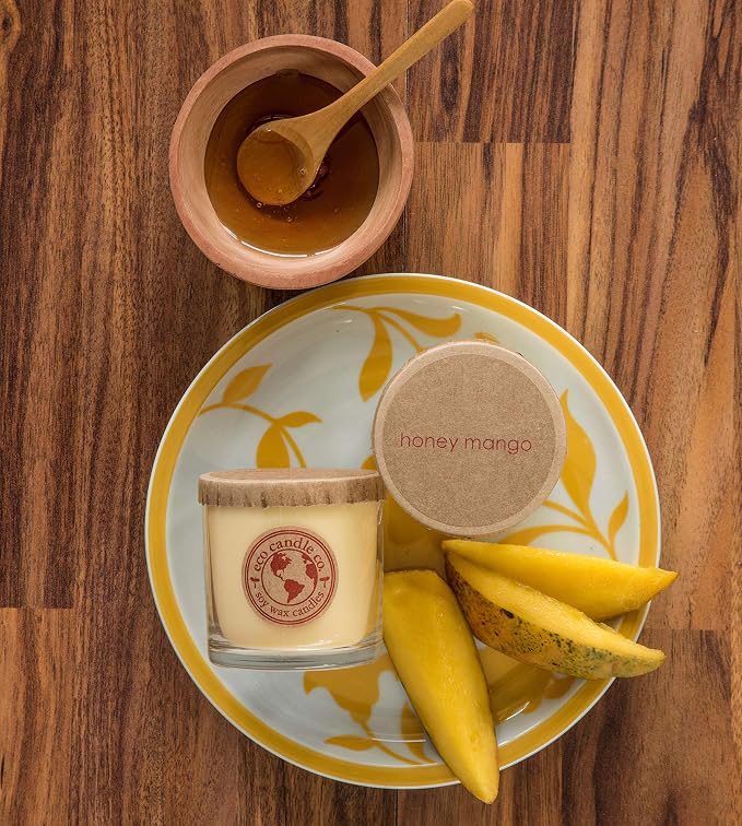 Eco Candle Co. Recycled Candle, Clean Sheet Day, 6 oz. - Scents of Clean Linens - 100% Soy Wax, No Lead, Kraft Paper Label & Lid, Hand Poured, Phthalate Free, Made from Midwest Grown Soybeans