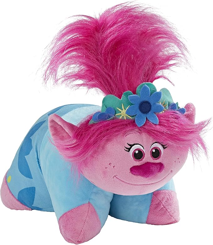Pillow Pets DreamWorks Poppy Stuffed Animal – Trolls World Tour 16” Plush Toy