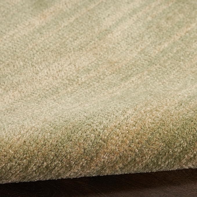 Nourison Home Nourison Essentials Green Gold 8' x 10' Area Rug - Easy Clean, Non Shedding, Bed Room, Living Room, Dining Room, Kitchen (8' x 10')
