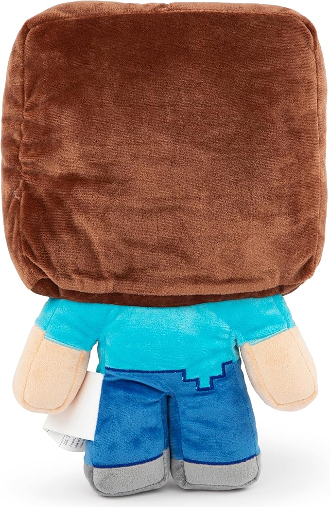 Jay Franco Plusg Pillow Buddy Super Soft Polyester Microfiber | Mojang Minecraft Steve 16 inch