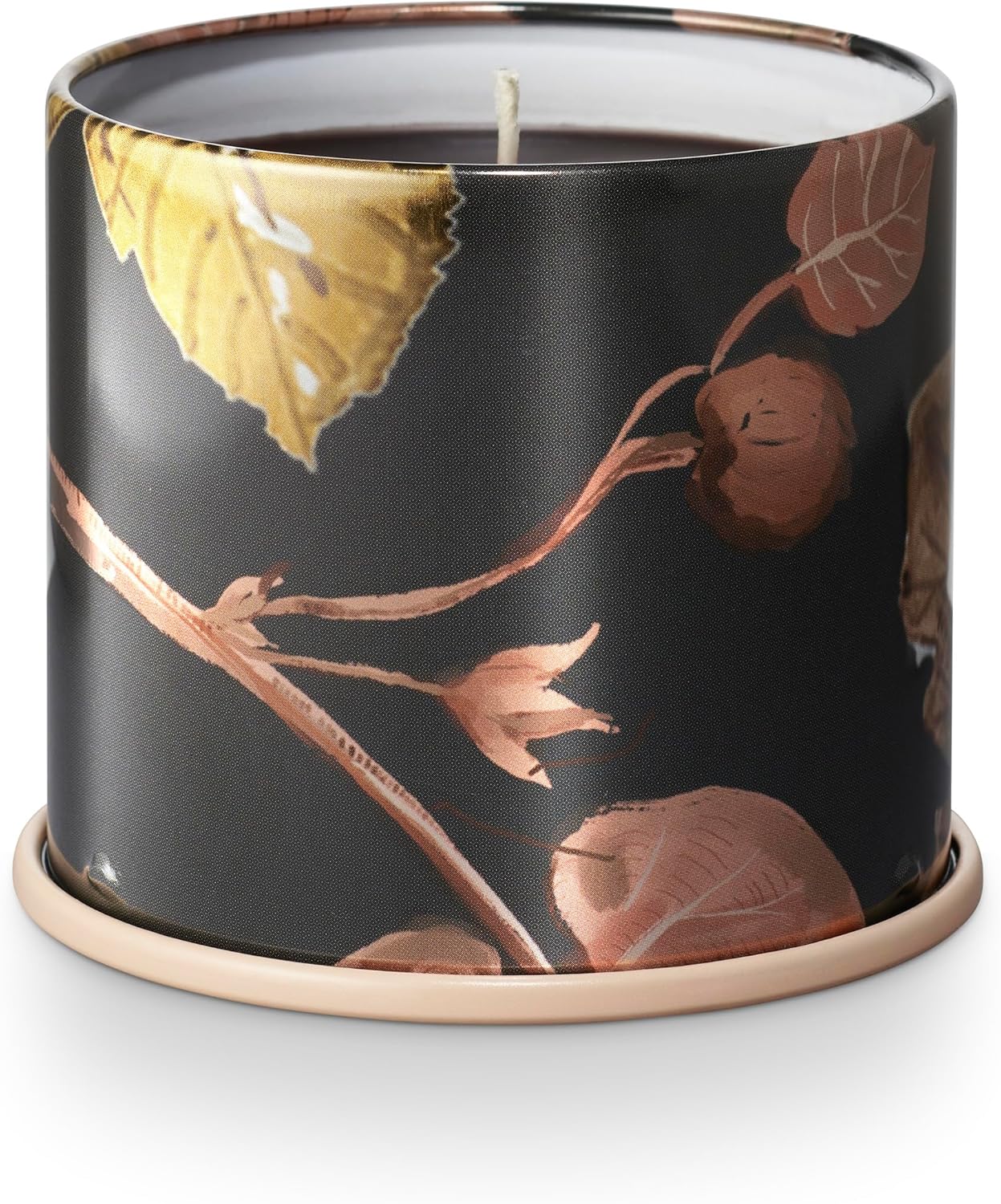 ILLUME Noble Holiday Collection Midnight Pumpkin Vanity Tin Candle, 11.8 oz