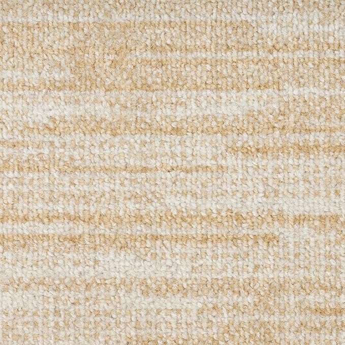 Nourison Home Nourison Essentials Ivory Gold 9' x 12' Area Rug - Easy Clean, Non Shedding, Bed Room, Living Room, Dining Room, Kitchen (9' x 12')