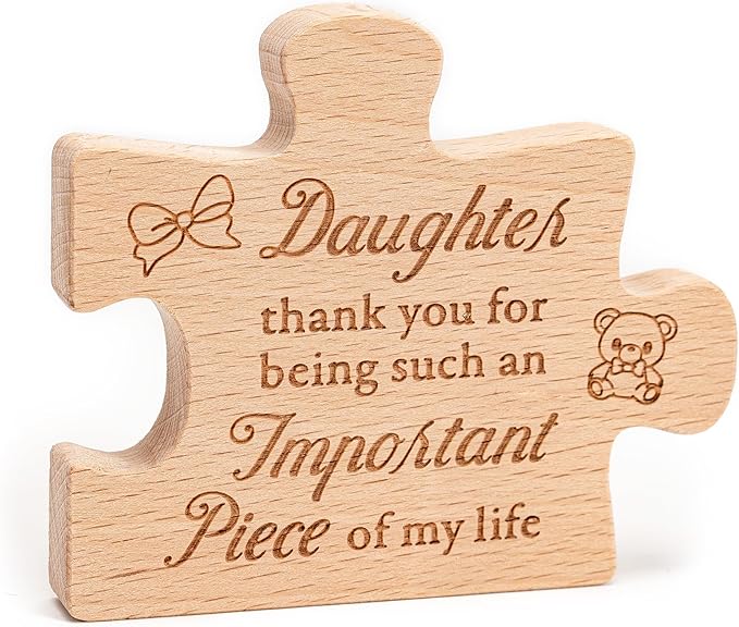To My Daughter – Meaningful Daughter Gifts from Dad or Mom, Inspirational Table Decor Gift for Daughter, Daughter Birthday Gifts, Valentines Day Gifts for kid