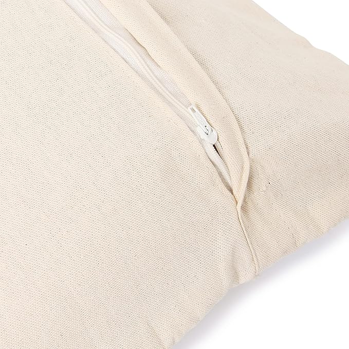 REDEARTH · Boho Textured Throw Pillow - Cushion Covers Woven Tufted Decorative Farmhouse Cases Set for Couch - Sofa - Bed - Dining - Patio - Outdoor - 100% Cotton (18"x18" -Precis Descant) Pack of 2