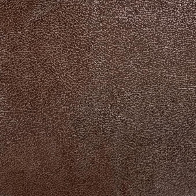 HomePop 24" Dinah Collection Storage Ottoman - Brown Faux Leather