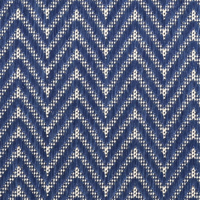 Nourison Home Horizon Indoor/Outdoor Navy 2' x 6' Area Rug - Easy Clean, Non Shedding, Bed Room, Living Room, Dining Room, Kitchen (6' Runner)