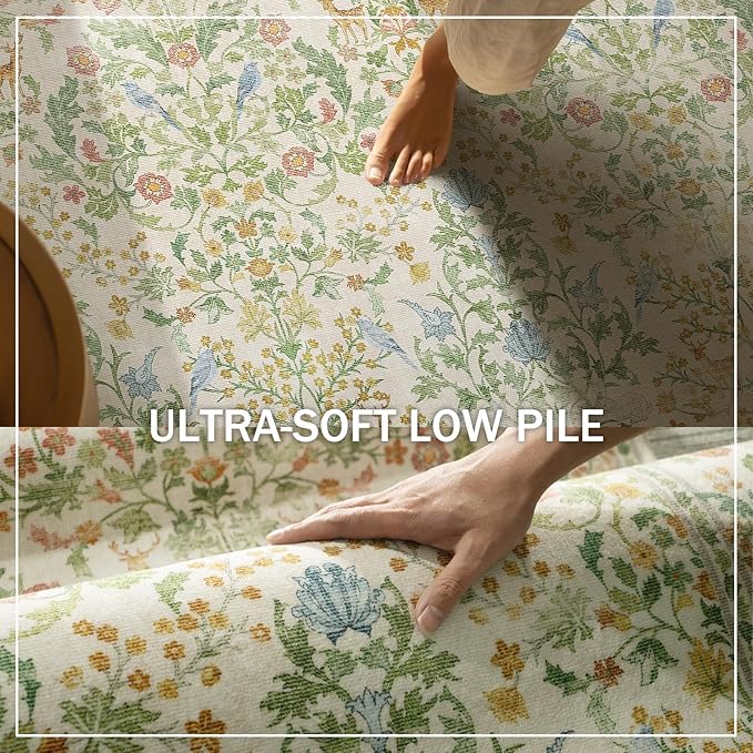 2x3 Washable Area Rugs for Entryway: Throw Small Rug Door Mat Indoor Entrance Non-Slip Low Pile Soft Kitchen Rug for Entrance Front Door Indoor Bedside Kids Room