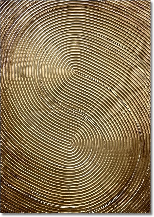 NANKAI Art Hand-Painted Modern Abstract Oil Painting 40x28 Inches Gold Texture Oil Painting Home Office Corridor Wall Decorative Art Painting