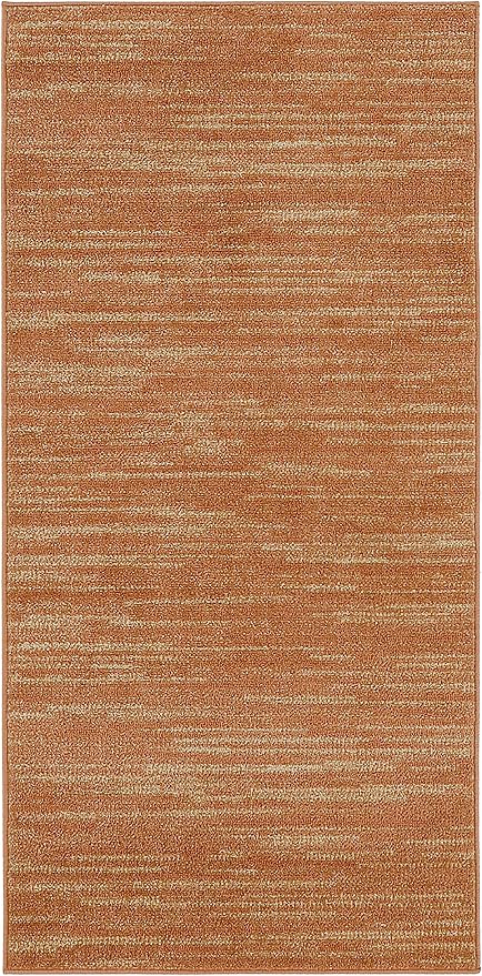 Nourison Home Nourison Essentials Rust 2' x 4' Area Rug - Easy Clean, Non Shedding, Bed Room, Living Room, Dining Room, Kitchen (2' x 4')