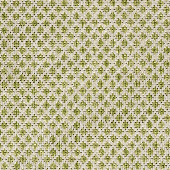 Nourison Home Courtyard Ivory Green 5' x Square Area Rug - Easy Clean, Non Shedding, Bed Room, Living Room, Dining Room, Kitchen (5' x Square)