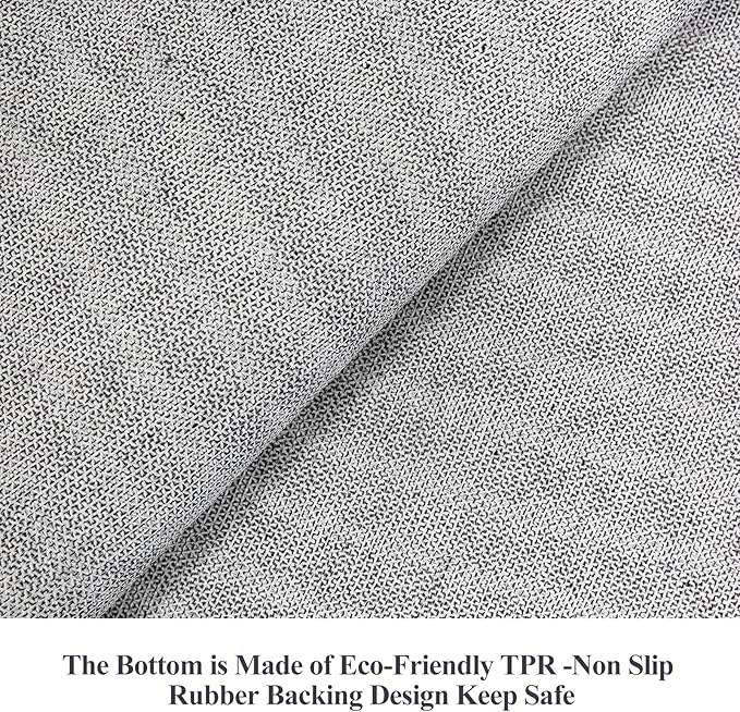 Hallway Washable Runner Rug - 2x10 Kitchen Rugs Entryway Rug Runner Vintage Soft Floor Mat Non Slip Indoor Farmhouse Carpet for Bathroom Living Room Bedroom (2 X 10, Beige)