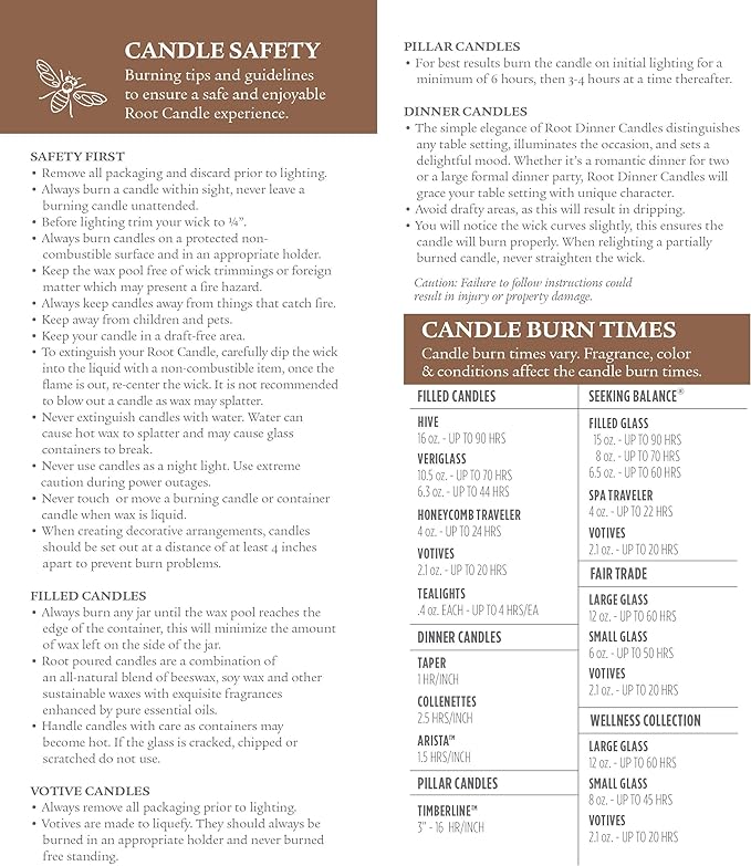 Root Candles 12-Count Unscented Taper Candles Smooth Hand-Dipped Dripless Beeswax Enhanced Boxed Candle Set, 9-Inch, Ivory