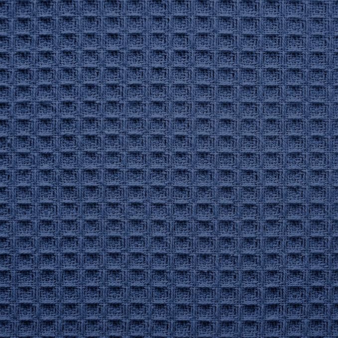 Modern Threads 100% Cotton Waffle Thermal Blanket, Navy, King/California King