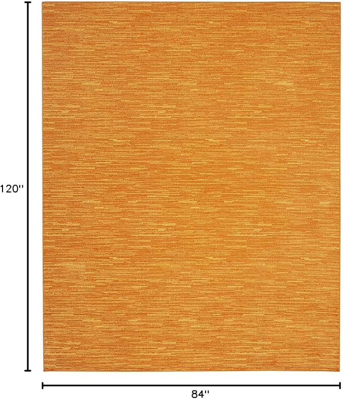 Nourison Home Nourison Essentials Sunburst 7' x 10' Area Rug - Easy Clean, Non Shedding, Bed Room, Living Room, Dining Room, Kitchen (7' x 10')
