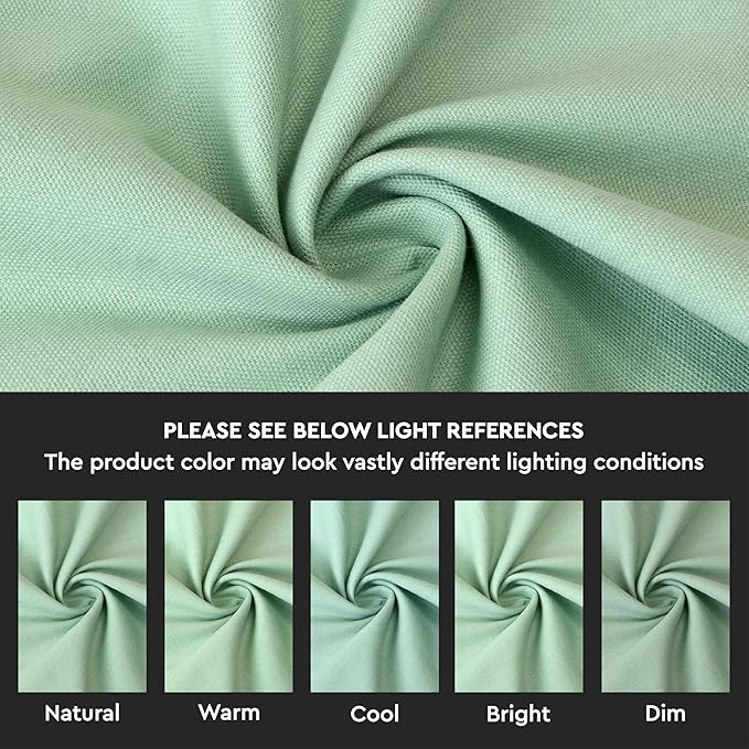 Encasa XO Throw Pillow Covers 16x16 in Set of 2 Mint Green | No Inserts | Cotton Pillow Covers for Living Room, Bed, Sofa, Couch | Decorative Cushion Covers with Improved Zipper