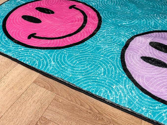 OLEEK Large Classroom Rug Elementary 8x13 - (Washable) Classroom Rugs for Kids Room - Classroom Carpet Elementary - Kids playroom Rug 8 x 13 - Preschool Rugs for Classroom - Schoolgirl Classroom Decor