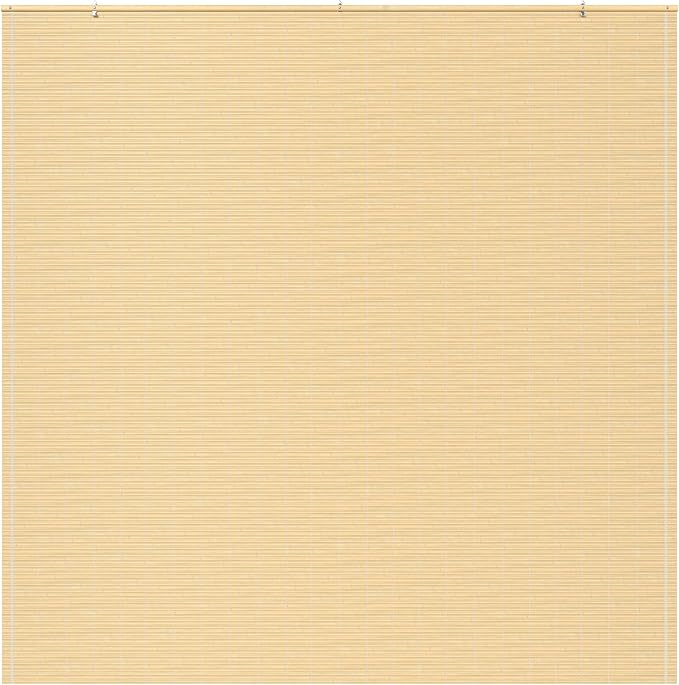 Red Lantern Bamboo Cordless Window Shade - Natural, 72" Wide