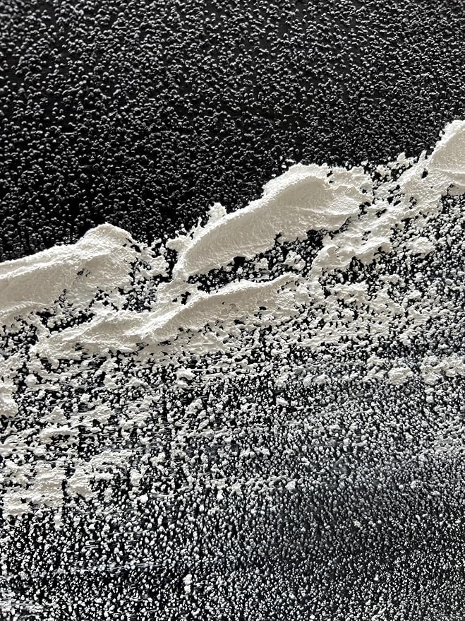 NANKAI Art Hand-Painted 3D Ocean Landscape Oil Painting Black and White Abstract Canvas Art Mural Family Wall Decoration Art 45x30 inches