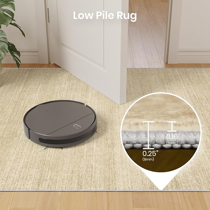 Valenrug Washable Rug 8x10 - Stain Resistant 8x10 Area Rugs for Living Room, Non Slip Backing Printed Rugs for Bedroom, Folable Machine Washable Area Rug (8'x10', Tan)