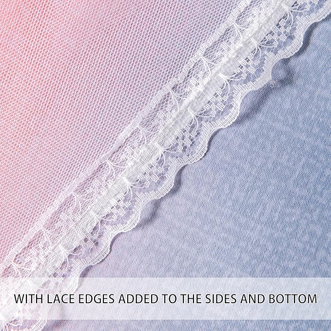 XiDi Girls Curtains for Bedroom 90 Inches Long 2 Panels Grey Pink Purple Rainbow Blackout Curtains for Little Girl Kids Room Decor Living Room, Princess Unicorn Wall Decals Drapes 52x90
