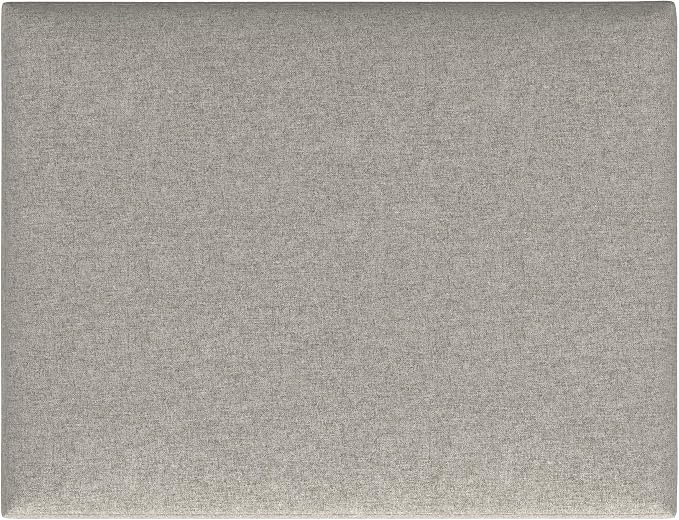 SIMPLIHOME Owen Coffee Table Storage Ottoman - 34" Wide x 19" High Upholstered Woven Fabric Rectangular Lift-Top Ottoman in Cloud Grey, Mid-Century Modern Bench for Living Room with Tapered Legs
