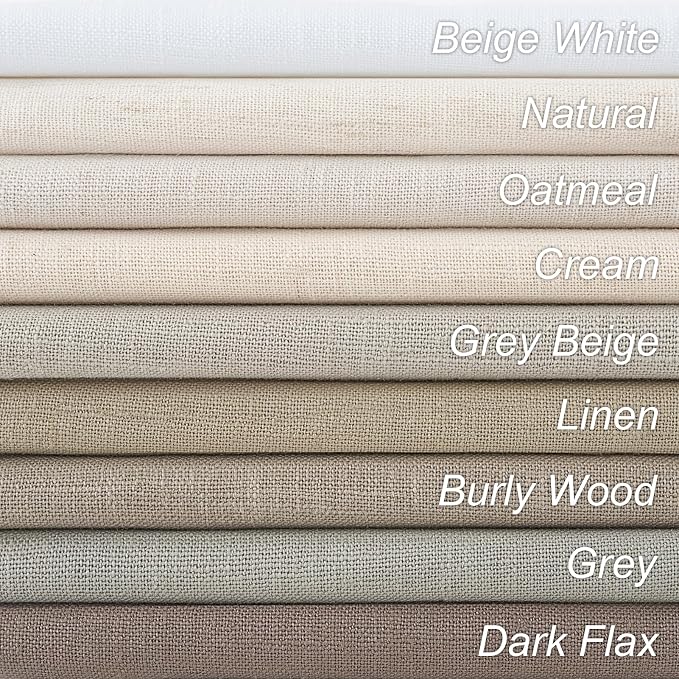 Rustic Grey 84 Inch Pinch Pleated Linen Curtains for Living Room 2 Panels Thick Linen Textured Light Filtering Pleat Drapes Semi Sheer Curtain for Dining Bedroom Dark Charcoal Grey 7 FT