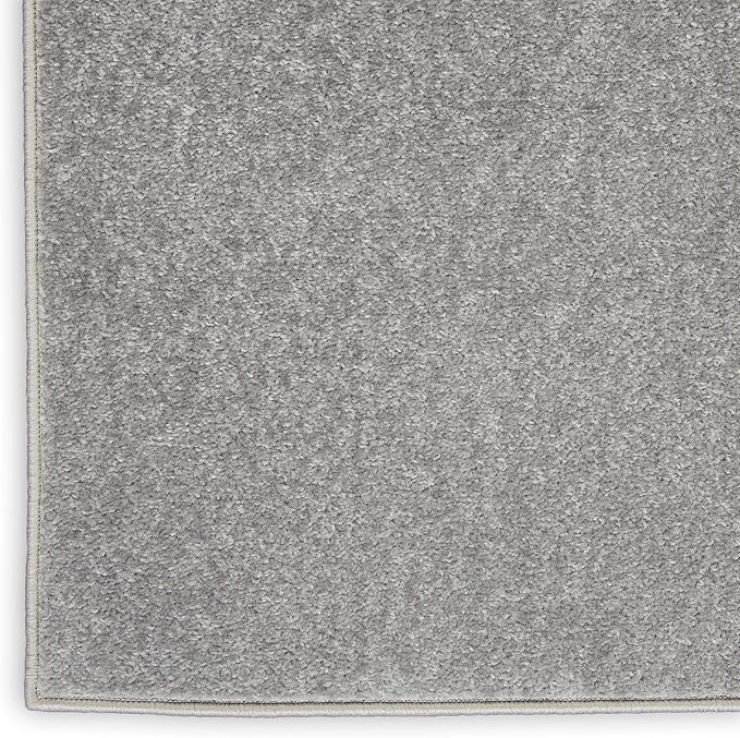 Nourison Home Nourison Essentials Silver Grey 8' x 10' Area Rug - Easy Clean, Non Shedding, Bed Room, Living Room, Dining Room, Kitchen (8' x 10')