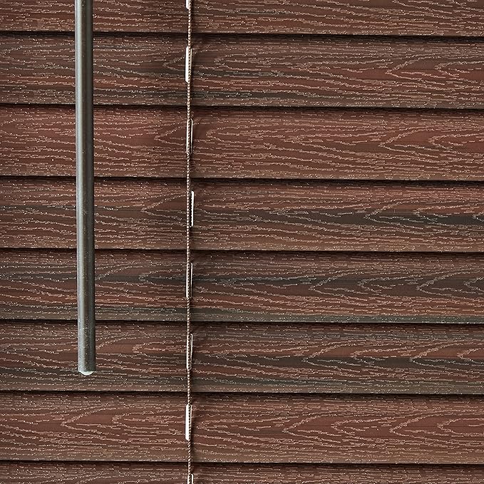 Achim Home Furnishings LUG230MH04 Window Blinds, 30 x 64 inches, Mahogany