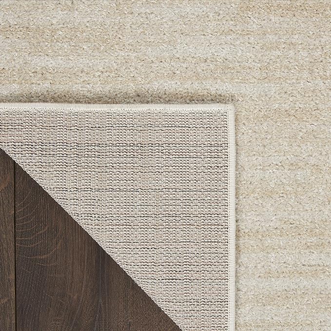 Nourison Home Nourison Essentials Ivory Beige 2'2" x 7'6" Area Rug - Easy Clean, Non Shedding, Bed Room, Living Room, Dining Room, Kitchen (8' Runner)