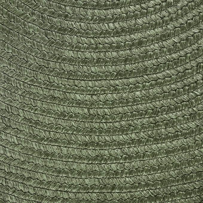 Superior Jute Oval Indoor Area Rug, Green