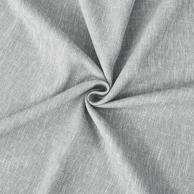 Vision Home Silver Grey Pinch Pleated Full Blackout Curtains Room Darkening Window Curtains 102 inch for Living Room Bedroom Thermal Insulated Pinch Pleat Drapes with Hooks Back Tab 2 Panel 40"Wx102"L