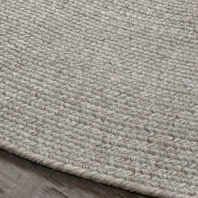 Superior Jute Oval Indoor Area Rug, Canvas