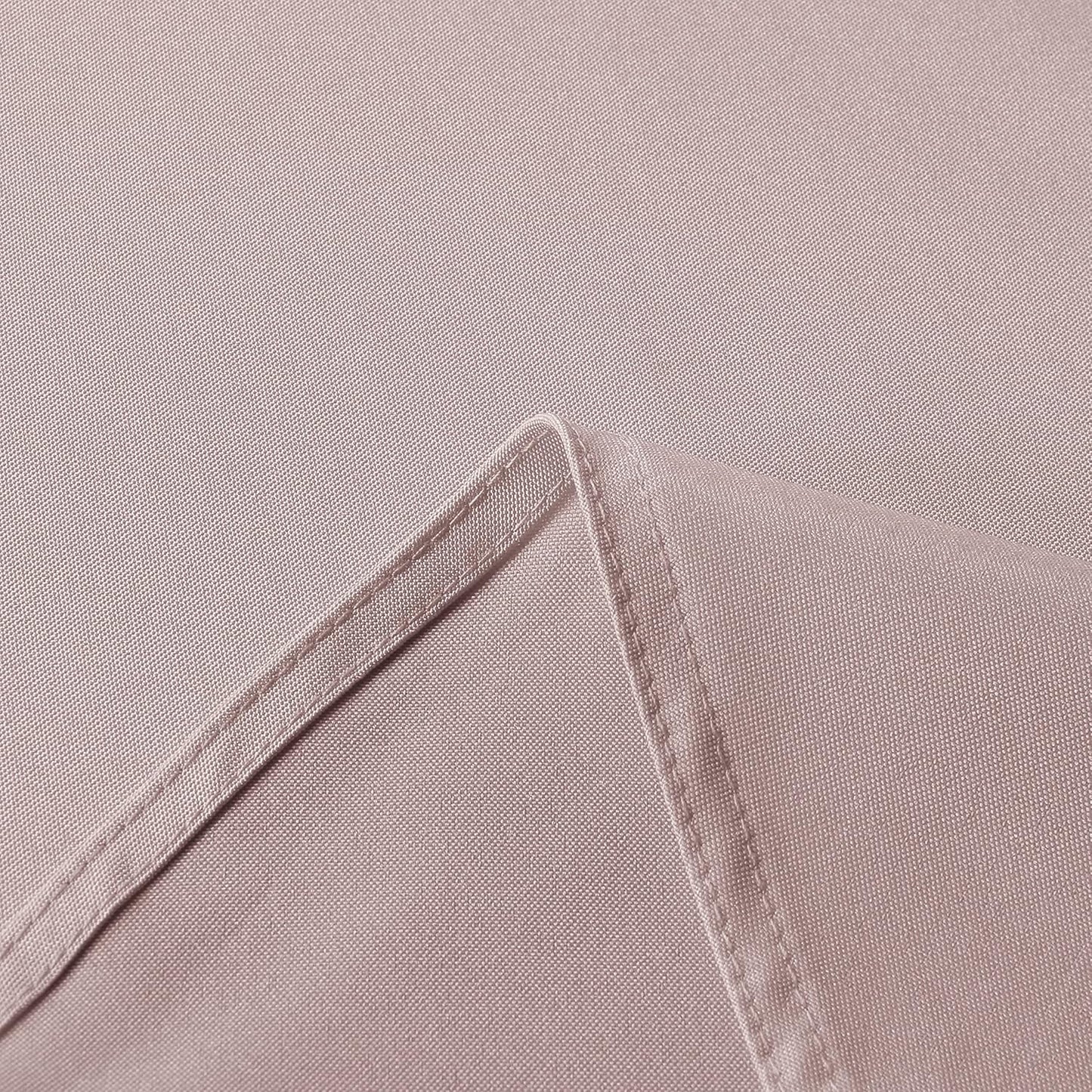 sancua Square Tablecloth - 70 x 70 Inch - Stain and Wrinkle Resistant Washable Polyester Table Cloth, Decorative Fabric Table Cover for Dining Tables, Buffet Parties and Camping, Blush