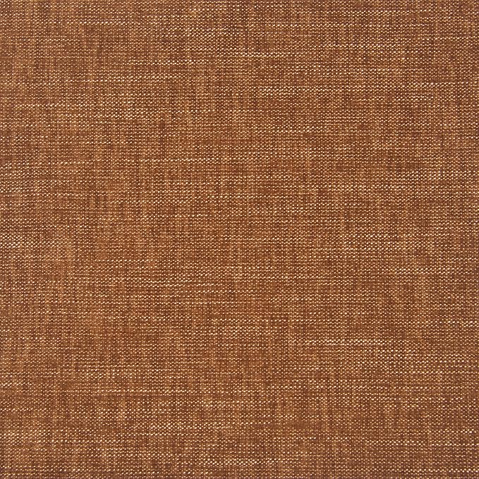 HomePop Modern Arch Chenille Ottoman|Homepop Home Décor|Ottoman for Living Room & Bedroom - Orange Rust