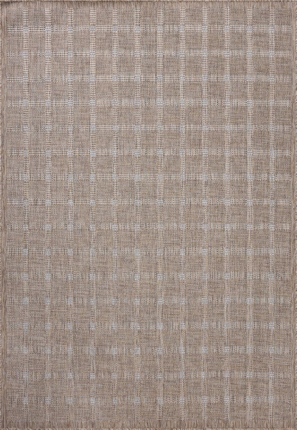 Loloi Amber Lewis Topanga Collection TOP-01 Natural/Bone 6'-7" x 9'-4" Indoor/Outdoor Area Rug
