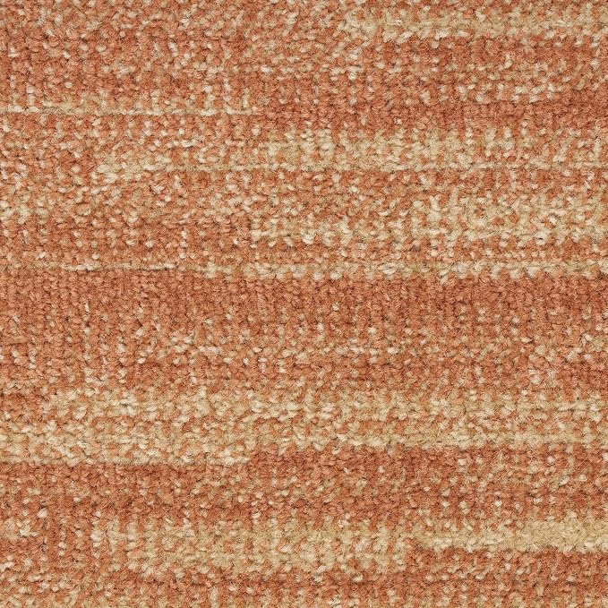 Nourison Home Nourison Essentials Rust 7' x Square Area Rug - Easy Clean, Non Shedding, Bed Room, Living Room, Dining Room, Kitchen (7' x Square)