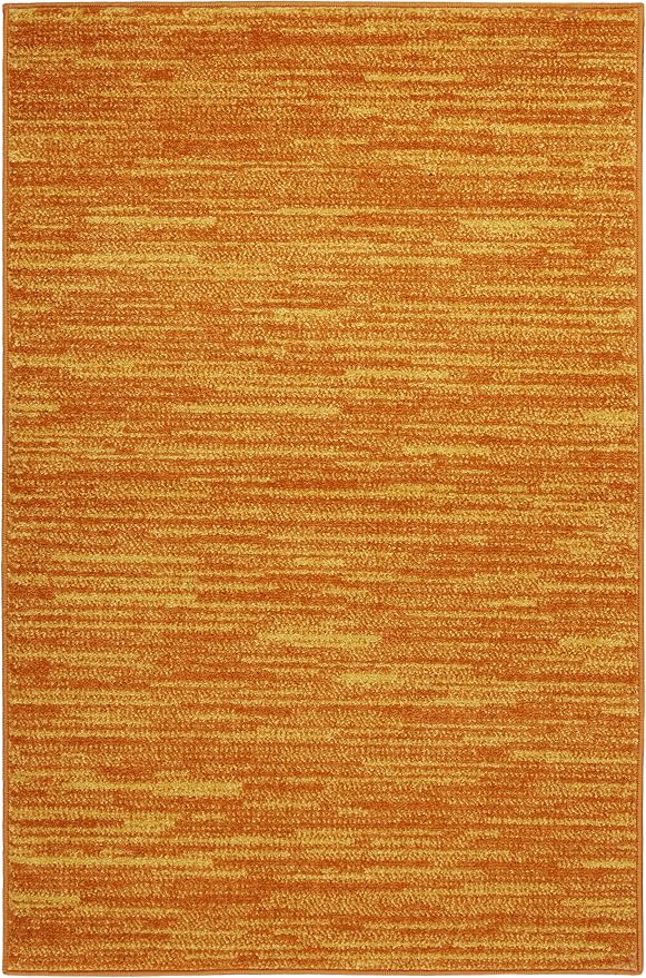 Nourison Home Nourison Essentials Sunburst 2' x 4' Area Rug - Easy Clean, Non Shedding, Bed Room, Living Room, Dining Room, Kitchen (2' x 4')