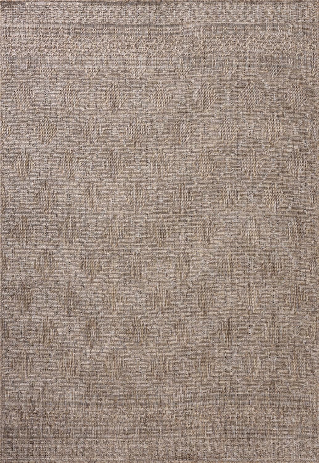 Loloi Amber Lewis Topanga Collection TOP-06 Natural/Mist 9'-2" x 12'-0" Indoor/Outdoor Area Rug