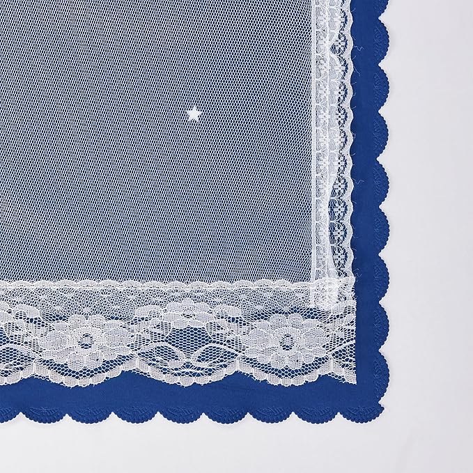 XiDi Black Out Curtains for Bedroom, Double Layer, Unicorn Pattern, Navy Blue