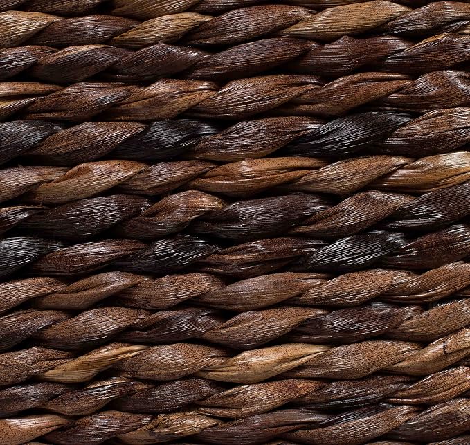 BIRDROCK HOME Seagrass Accent Stool | Made of Hand Woven Seagrass | 21 inch Stool
