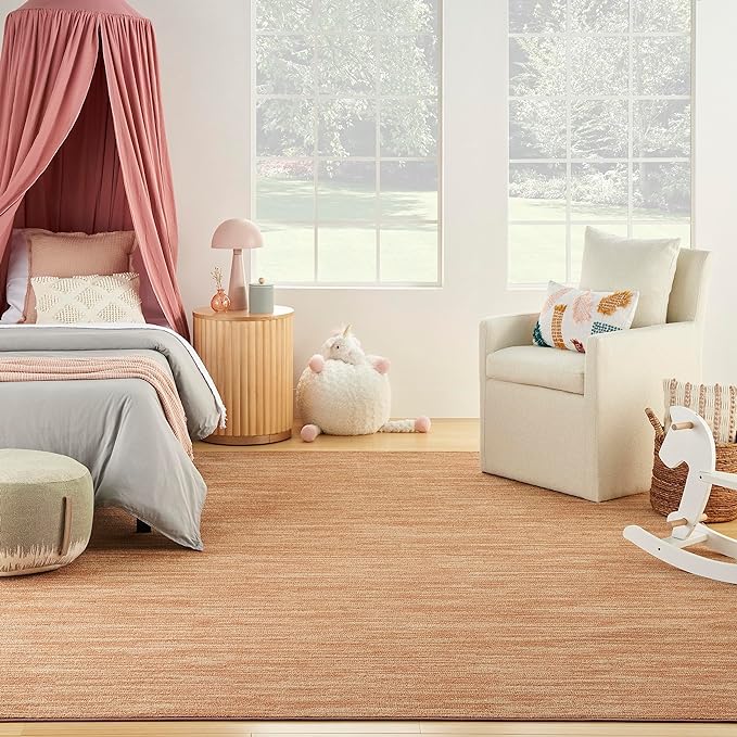 Nourison Home Nourison Essentials Rust 12' x 15' Area Rug - Easy Clean, Non Shedding, Bed Room, Living Room, Dining Room, Kitchen (12' x 15')