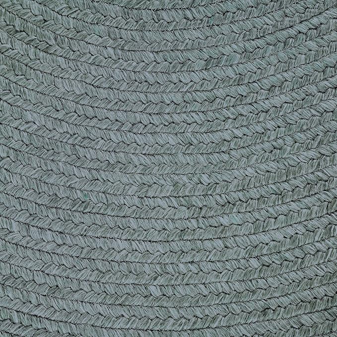 Superior Indoor/Outdoor Area Rug, Reversible Braided Floor Decor for Living Room, Kitchen, Patio, Front Porch, Modern Boho Farmhouse Rugs, Hardwood, Bedroom Accessories, 8' x 10', Lagoon Breeze