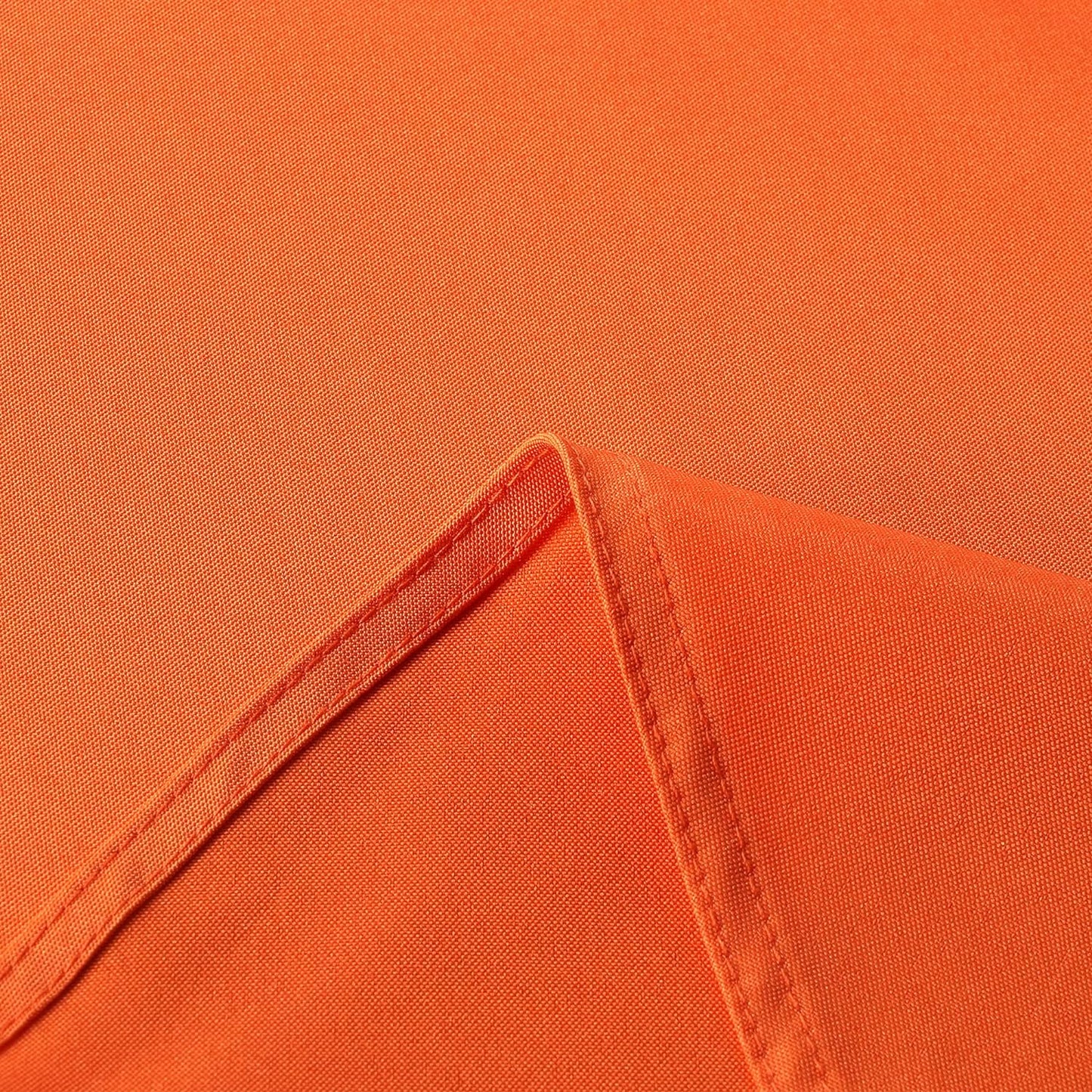 sancua Square Tablecloth - 60 x 60 Inch - Stain and Wrinkle Resistant Washable Polyester Table Cloth, Decorative Fabric Table Cover for Dining Tables, Buffet Parties and Camping, Orange