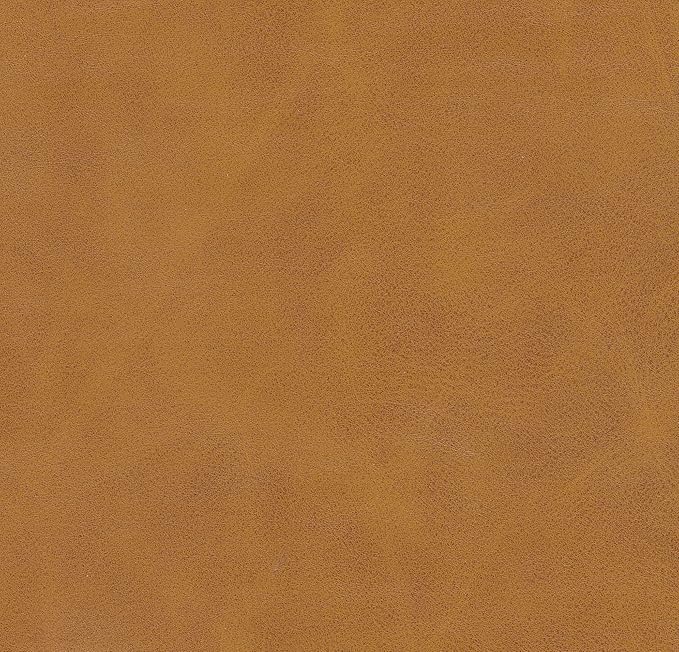 HomePop Channeled Metal Dining Chair | HomePop Home Décor | Single Pack - Caramel Brown Faux Leather