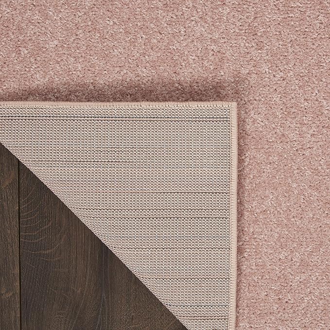 Nourison Home Nourison Essentials Pink 5' x 7' Area Rug - Easy Clean, Non Shedding, Bed Room, Living Room, Dining Room, Kitchen (5' x 7')