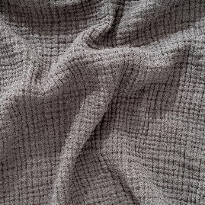 Muslin Blanket - Pure 100% Turkish Cotton Airy Soft Light Versatile Gauze Throw Blanket for Bed, Couch, Sofa (Dark Gray, Throw Size (50" x 66" inch))