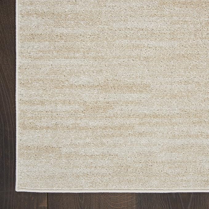 Nourison Home Nourison Essentials Ivory Beige 2' x 4' Area Rug - Easy Clean, Non Shedding, Bed Room, Living Room, Dining Room, Kitchen (2' x 4')