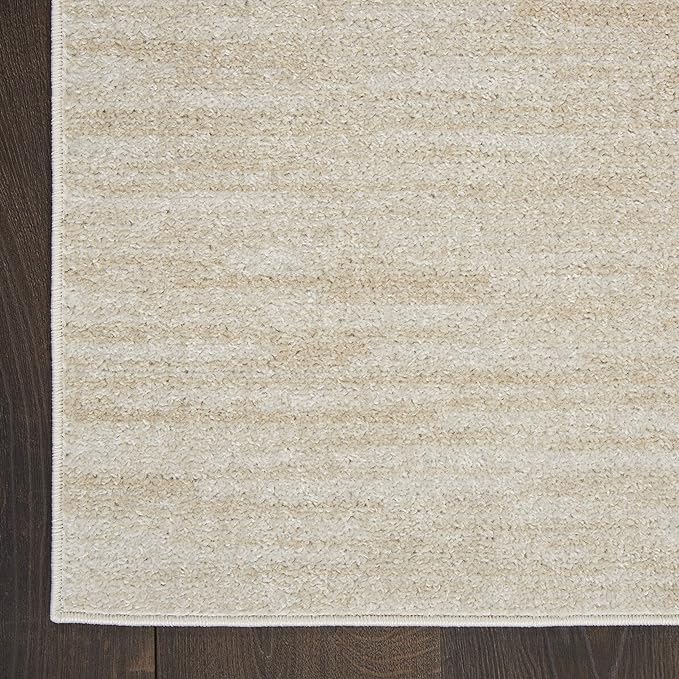 Nourison Home Nourison Essentials Ivory Beige 2'2" x 7'6" Area Rug - Easy Clean, Non Shedding, Bed Room, Living Room, Dining Room, Kitchen (8' Runner)